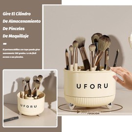 Organizador de Maquillaje, 360 Grados de rotación Organizador de Maquillaje Caja,360 Grados Organizador de Cosméticos de Tocador Vitrinas Cosméticas transparente Organizador Maquillaje Caja ajustable