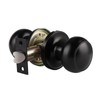 Probrico 6 Pack Passage Door Knobs in Matte Black for
