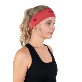 Premium Sports Headband - Moisture Wicking Non-Slip Headband for Men and Women Ideal for Fitness, Running, Cycling and Yoga, Holly Berry
