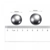 sourcing map 5pcs 30mm Carbon Steel Bearing Balls Precision Polished