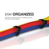 TR Industrial Multi-Purpose UV Resistant Black Cable Ties, 12 inches,