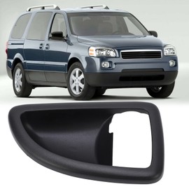 Car Inside Door Handle Trim, Front Left Inside Door Handle Bezel Direct Fit Easy Installation 15844059 Replacement for Uplander 2005 2006 2007 2008 2009