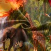 DePhoto 7x5FT Jungle Forest Animals Backdrop Tropical Rainforest Safari Background