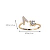 Elegant Female Ring Creative Adjustable Ring Fashion Finger Accessory for