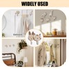 5 Packs Wooden Coat Hooks, Animal Wall Hooks Kids Coat