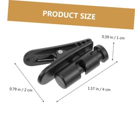 TEHAUX 5Pcs Durable Earphone Clips for Headphone Wire Organization Compact Microphone Cord Holders Dirt Wear Resistant Portable Clamps for Cable Management