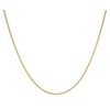 trendor Fine Curb Chain 925 Silver Gold-Plated Chain 1.1 mm