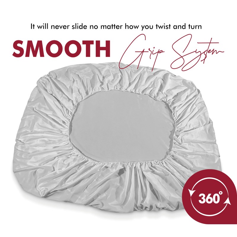 Microfibre Fitted Sheet 30cm Deep Pocket Bed Sheet Soft Brushed