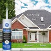 GE Supreme Silicone Caulk for Window & Door, Clear, 10