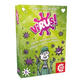 Game Factory Virus! Card Game for 2 to 6 Players, Ages 8 and Up