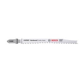 Bosch Professional 5x Expert ‘Hardwood 2-Side Clean’ T 308 BF Jigsaw Blade (for Plastic coated boards, Multiplex board, Length 117 mm, Accessories Jigsaw)