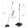 Benicabaly Multi-Purpose Broom and Dustpan Set with 52-Inch Adjustable Handle