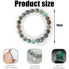 Anxiety Bracelet, Anxiety Bracelet for Women, Bracelets for Teenage Girls, Girls Bracelets, Anxiety Bracelet for Teenage Girls Gifts, Good Luck Bracelet with Card und Heart, gifts for Women Friend