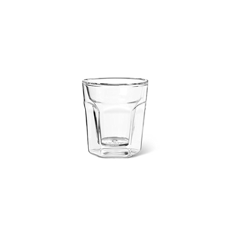 Leopold Vienna Double Walled Glass Espresso, 6.4 x 6.4 x