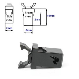 fitfoyo 2Pcs Sunglasses Holder Catch Latch Clip for Nissan X-Trail Navara D40 Pathfinder