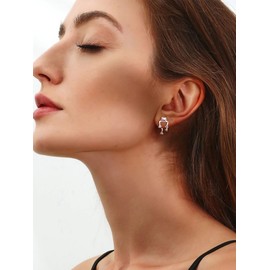 1 Pair Frog Earrings for Women Cute Stuff Frog Shaped Stud Earrings Animal Cute Earrings for Women Vintage Hypoallergenic Frog Jewelry Christmas Gifts Stocking Stuffers for Women