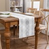 Tosleo Boho Table Runner Gray Stripe Table Runner for Modern