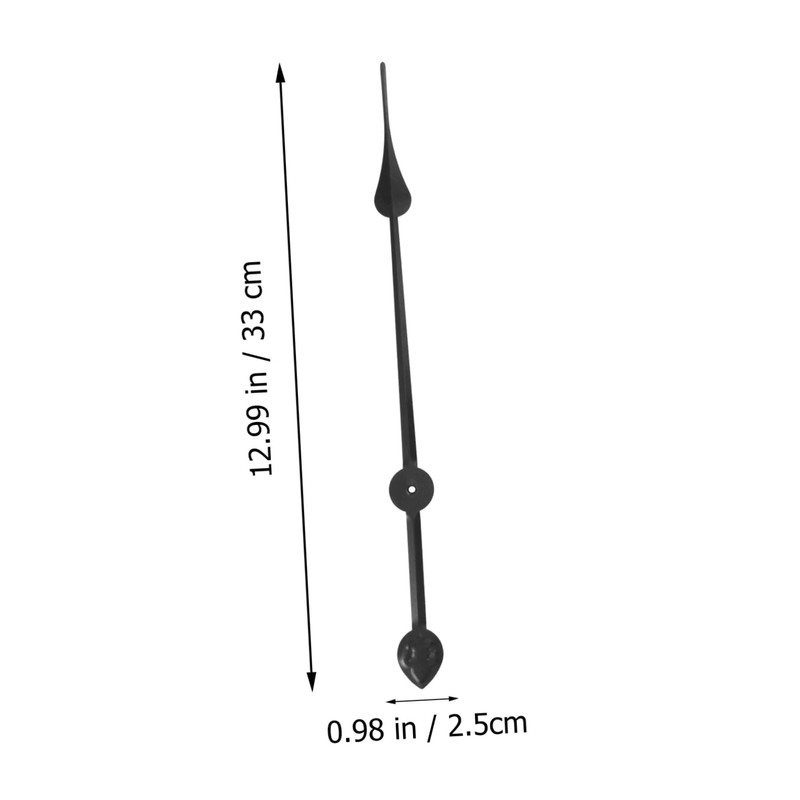 Jojofuny 4pcs Extra Long Silent Clock Movement Hands Replacement Kit