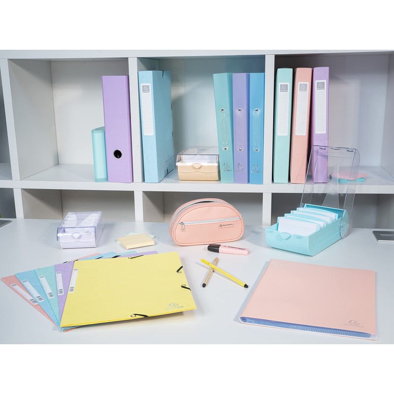Exacompta Bunnybox 5346223D Flashcard File Pastel Blue DIN A7 Landscape