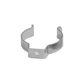 12 Pieces LED Light Tube Holder Clips Stainless Steel T12 U Clips Holder Bracket for LED Fluorescent Tube LED Light Tube Holder Bracket Without Screws