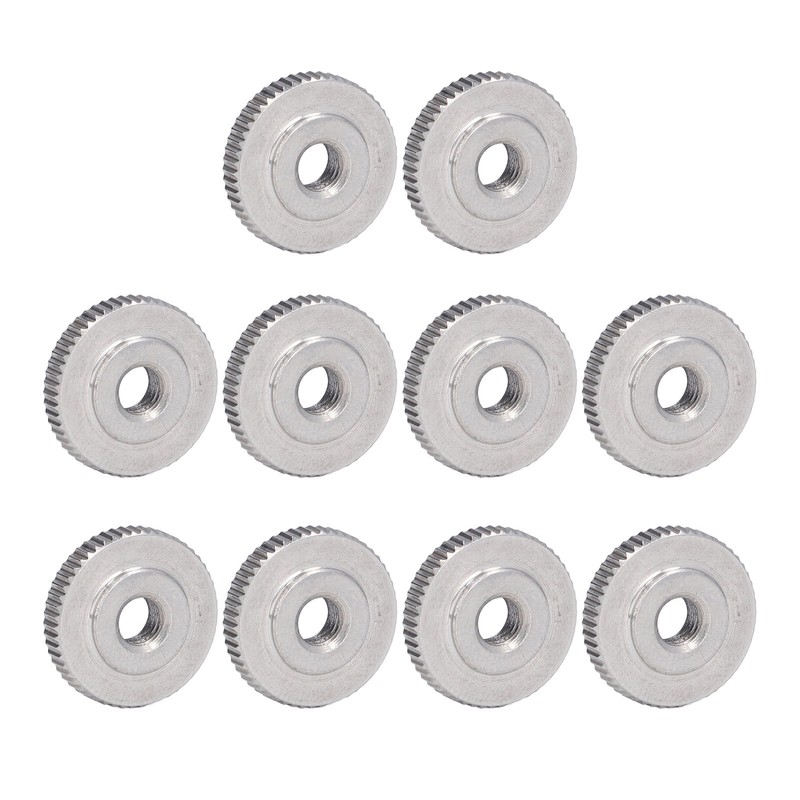 Knurled Thumb Nut 304 Stainless Steel Knurled Flat Head Through