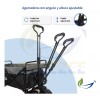 Breezee Market Carrito Compras Vagón Plegable Portátil Multiusos Resistente