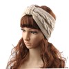 Baluue 3pcs Winter Hairband for Women Twisted Bow Ear Warmer