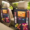 IHHTRHET Car Backseat Organizer with 10" Touch Screen Table Holder,