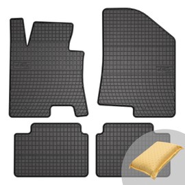 FROGUM EL Toro Rubber Mats All Year Round Set of Car Floor Mats for Hyundai i30 II 2011-2017 | Durable Rubber Material | 1.5 cm Protective Edge
