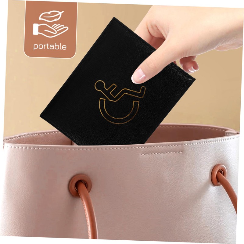 jojofuny Disabled Badge Holder Protector Sleeve Lost Cover for Id