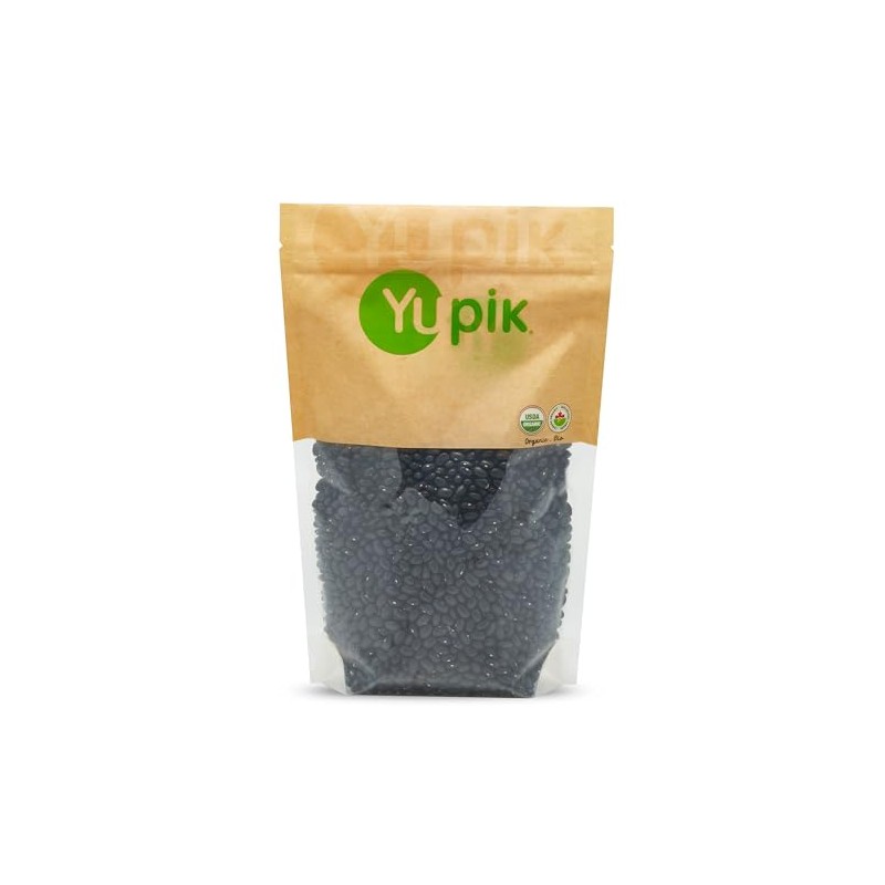Yupik Organic Black Turtle Beans, 2.2 lb (35.3 oz), Non-GMO,