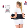 TOROS-GROUP Atmungsaktiv Postpartum Gürtel/Postoperative Binder Bauch Band Elastische 24 cm