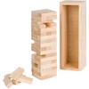 Trademark Innovations 12" Wooden Stacking Puzzle Game with Wood Box