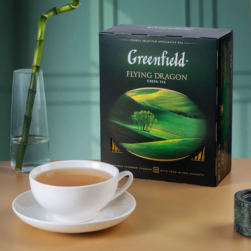 Greenfield Flying Dragon Green Tea Collection Finely Selected Speciality Tea