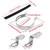 Anki HappiGo Universal Motorcycle Exhaust Pipe Bracket Hanger Clip with