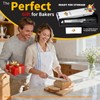 KESTEDGE 8-Inch Sourdough Bread Knife, Micro-Serrated for Bread Slicing