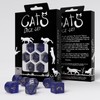 rcat04 - set 7 dadi - cats modern dice set:
