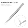 Pretty memory Pointed Tweezers for Eyelash Extensions, Stainless Steel Precision
