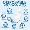 DONO’S DIARY Disposable Male Dog Diapers 10PCS Small DONO’S DIARY