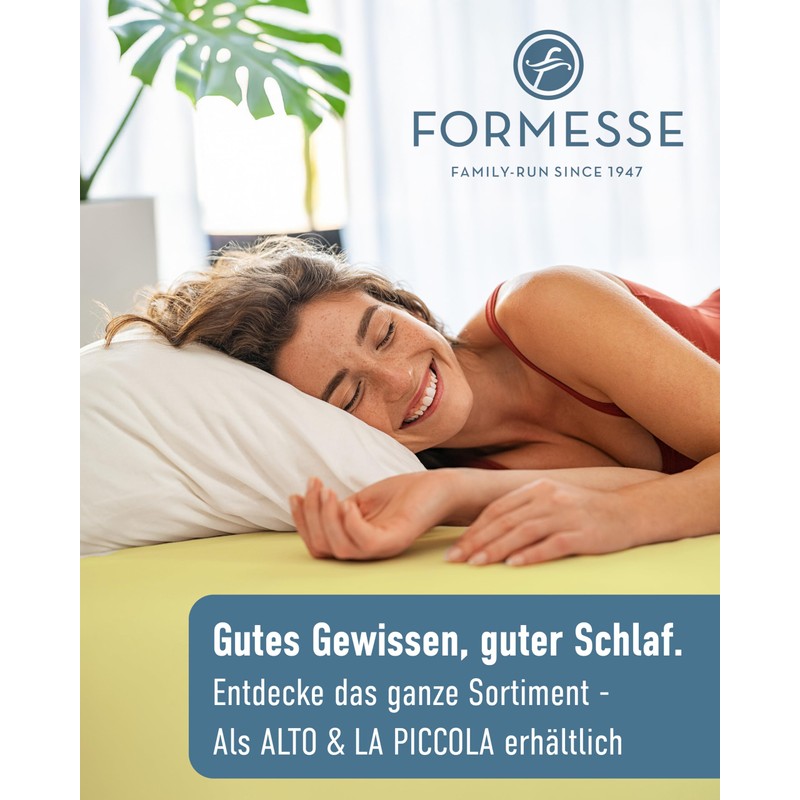 Form Esse Jersey Fitted Sheet Bella Gracia, linen, 90x190 -