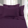 Elegant Comfort Silky-Soft 1500 Premier Hotel Quality Wrinkle-Free 4-Piece Stripe