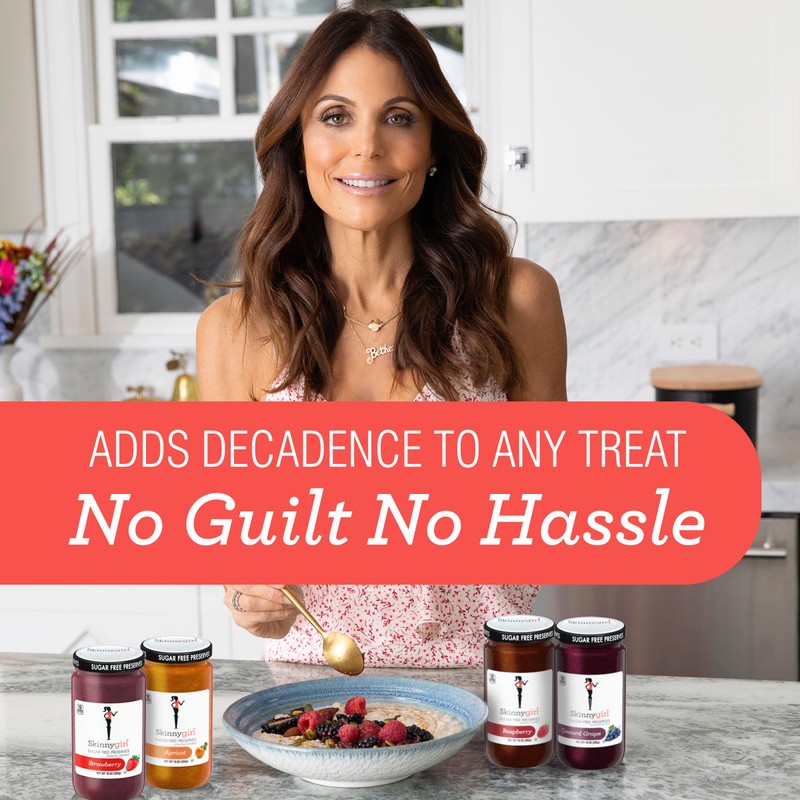 Skinnygirl Sugar Free Kosher Preserves, Strawberry, 10 Ounce