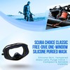 Scuba Choice Scuba Diving Classic Free Dive One-Window Silicone Purged