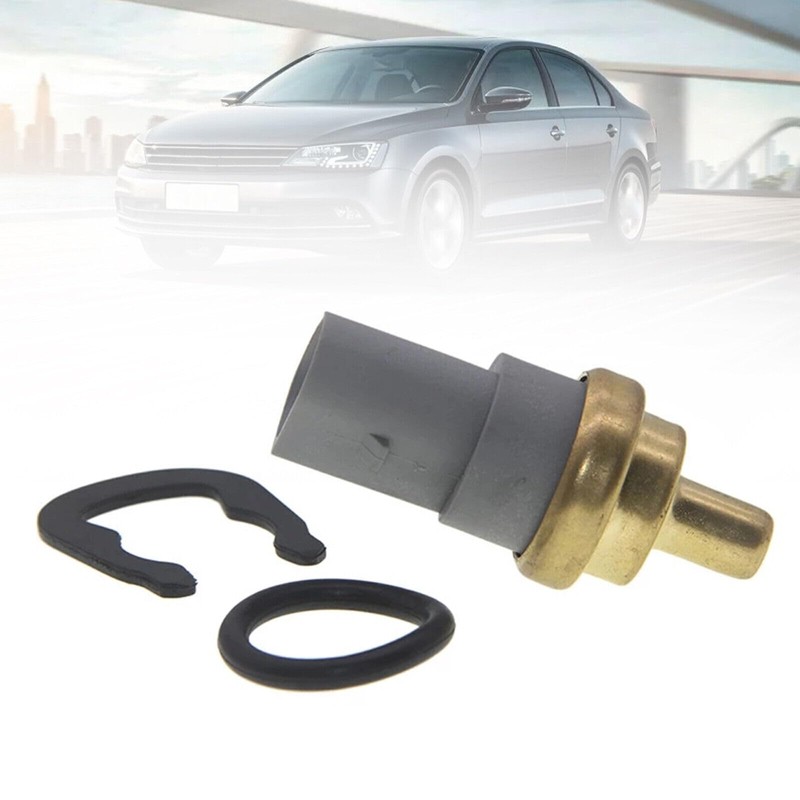 Bohaner Coolant Temperature Sensor with Retaining Spring Clip Motor for