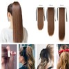 Straight Long Ponytail Hair Extensions - Remeehi Synthetic Fiber Tie