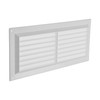Vent Systems 3" x 10" Inch (Opening Dimensions) White Plastic