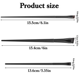YUXIANLB Set of 7 Eyeliner Eyebrow Brush, Angled Eyeliner Brush, Make Up Eyebrow Brush, Makeup Brush, Eyeshadow Brush Set, Applicator, Cosmetic Brush