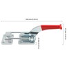 HOIGON 4000Lbs U-Hook Heavy Duty Latch Clamp, CH-40370 Adjustable Cast
