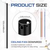 VIHOSE 48 Inch Ceiling Fan Downrod with Extension Cord 4