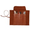 Clairefontaine Flying Spirit 930030C Lambskin Leather Round Pencil Case 32.7